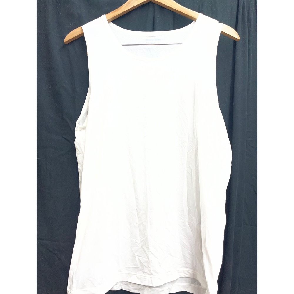 Tommy John Mens Second Skin Air Tank Top White Undershirt XL 0630011